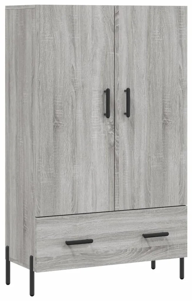 Credenza grigio sonoma 69,5x31x115 cm in legno multistrato