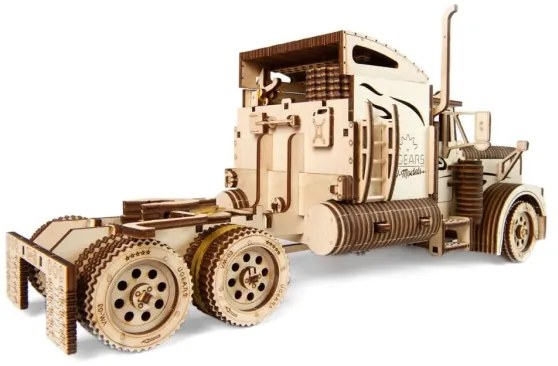 Ugears - 3D puzzle meccanico in legno Camion semirimorchio Heavy Boy