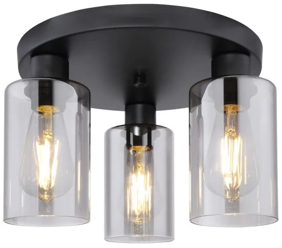 Globo 15465-3D - Plafoniera HADERA 3xE27/60W/230V