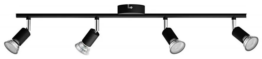 Philips - Faretto LIMBALI 4xGU10/50W/230V nero