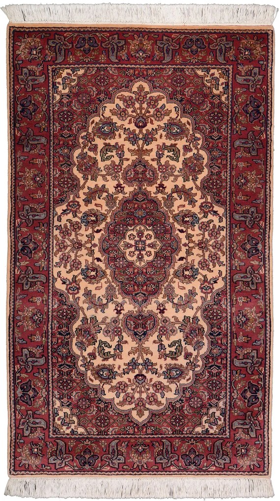 Persian Tappeto 160 x 90 Beige (Indian) Annodato A Mano