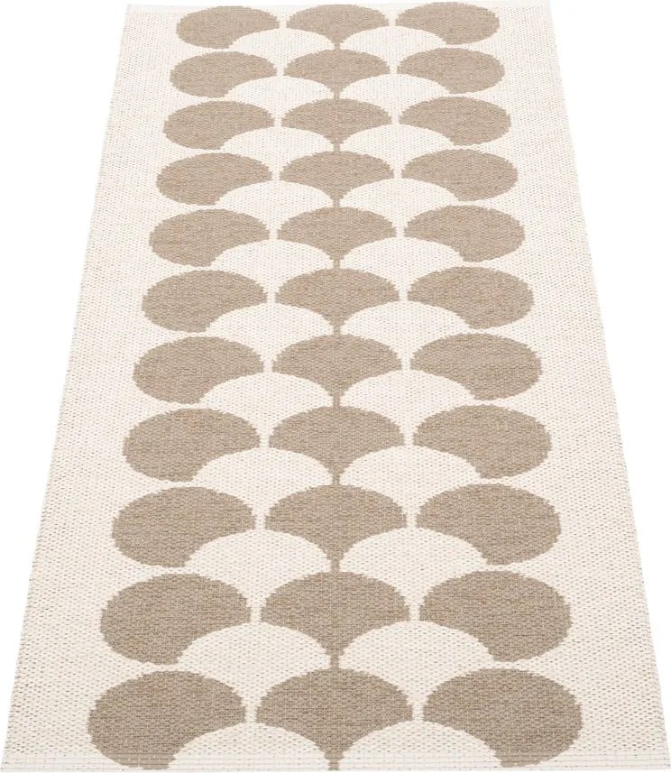 Passatoia da interno/esterno beige/color crema 70x150 cm Poppy Potato – Pappelina