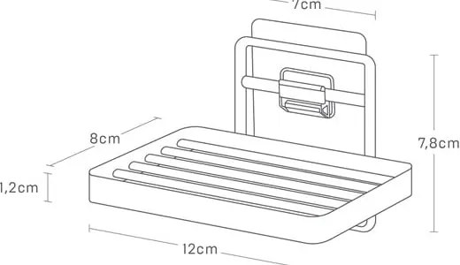 Portasapone in metallo nero autoportante Film Hook - YAMAZAKI