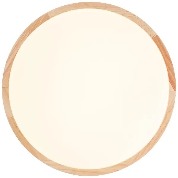 Brilliant - Plafoniera LED SLIMLINE LED/22W/230V Ø 39 cm, legno di gomma