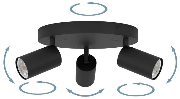 Eglo 900336 - Faretto LED RGBW Dimmerabile TELIMBELA-Z 3xGU10/4,9W/230V