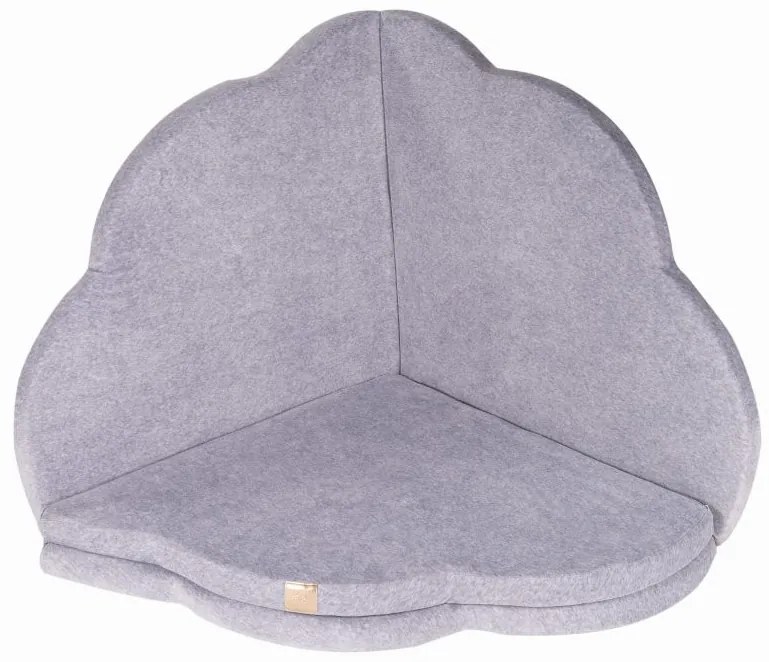 Tappeto da gioco a forma di nuvola in gommapiuma: grigio chiaro