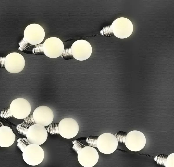 LED Catena decorativa solare LED/1,2V 300 mAh 3,8 m IP44