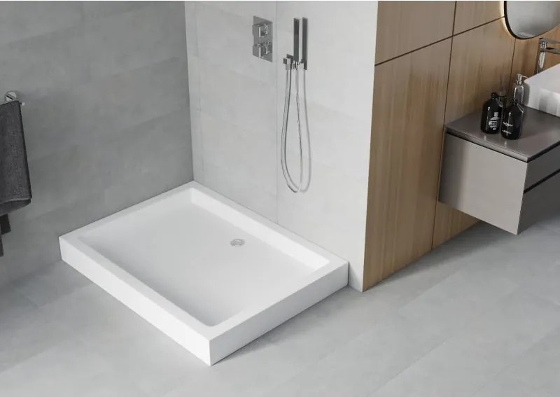 Mexen Rio piatto doccia rettangolare 100 x 80 cm, bianco - 45108010