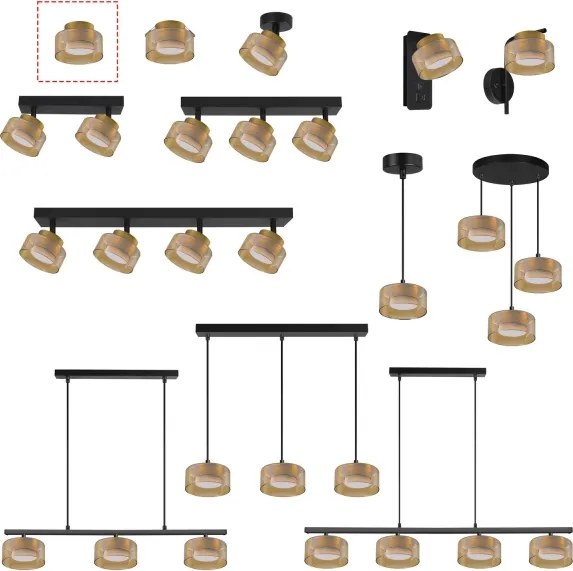 Brilagi - LED Faretto AURA LUX 1x GX53/30W/230V Ø 13 cm, finitura oro