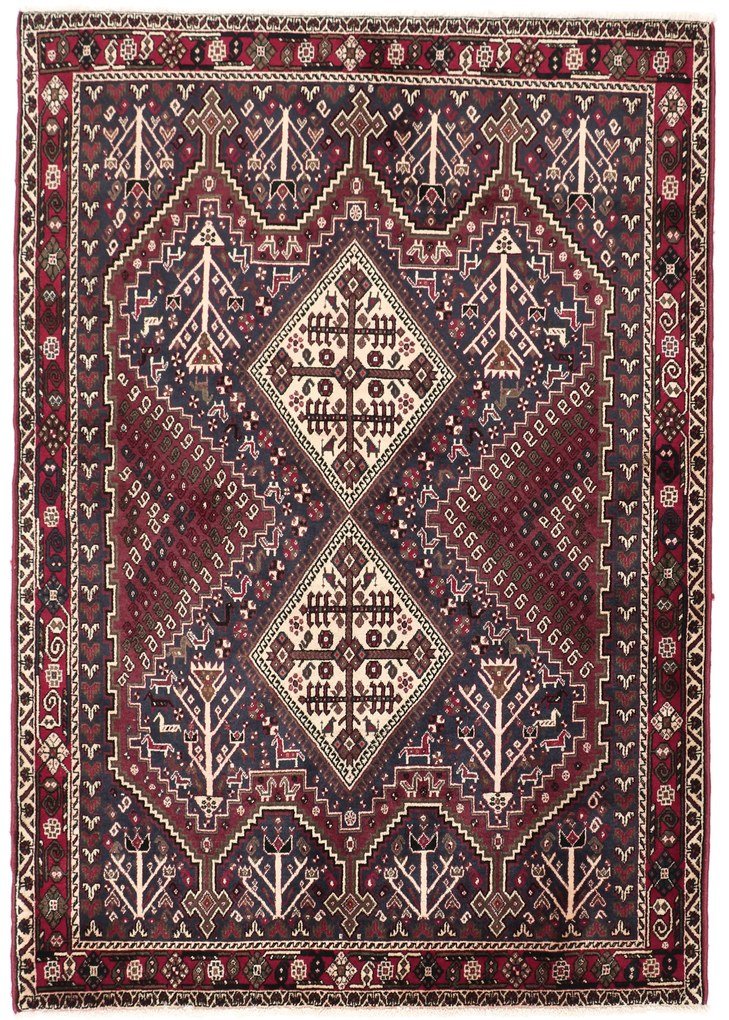 Afshar Tappeto 200 x 140 (Iran) Annodato A Mano