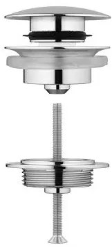 GROHE 65807000 - Set di scarico con finitura cromata lucida