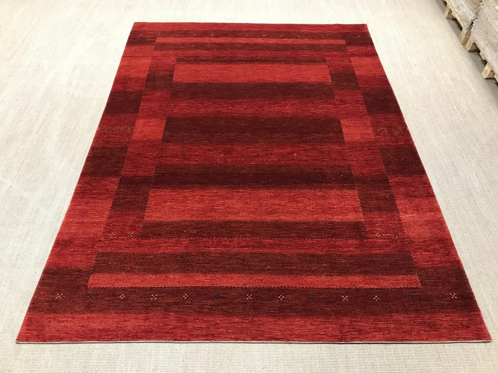 Loribaft Tappeto 330 x 240 Rosso (Iran) Annodato A Mano