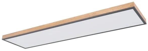 Globo 416080WD5-CCT - Plafoniera da soffitto a LED dimmerabile DORO/36W/230V 2700-6500K + telecomando marrone