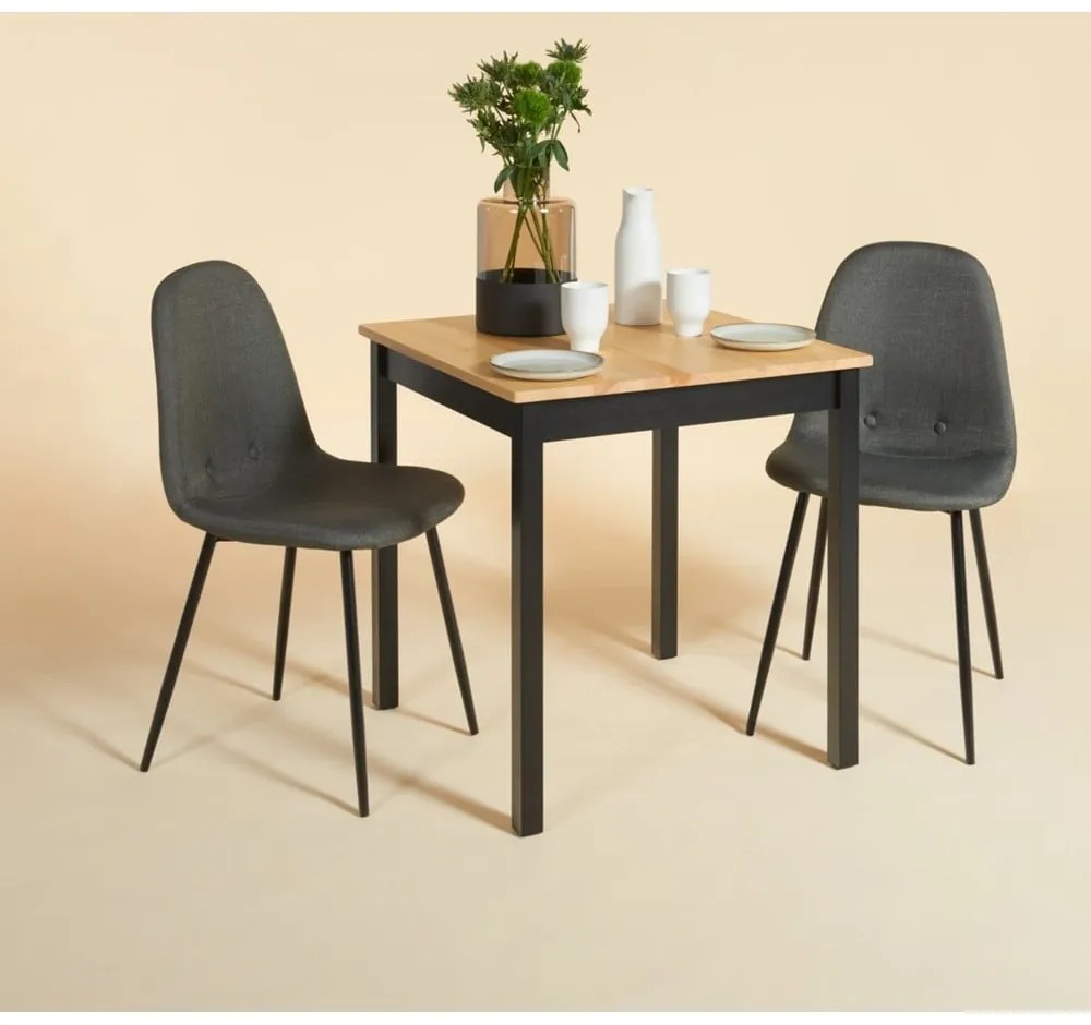 Set di 2 sedie da pranzo grigio scuro Lissy - Bonami Essentials