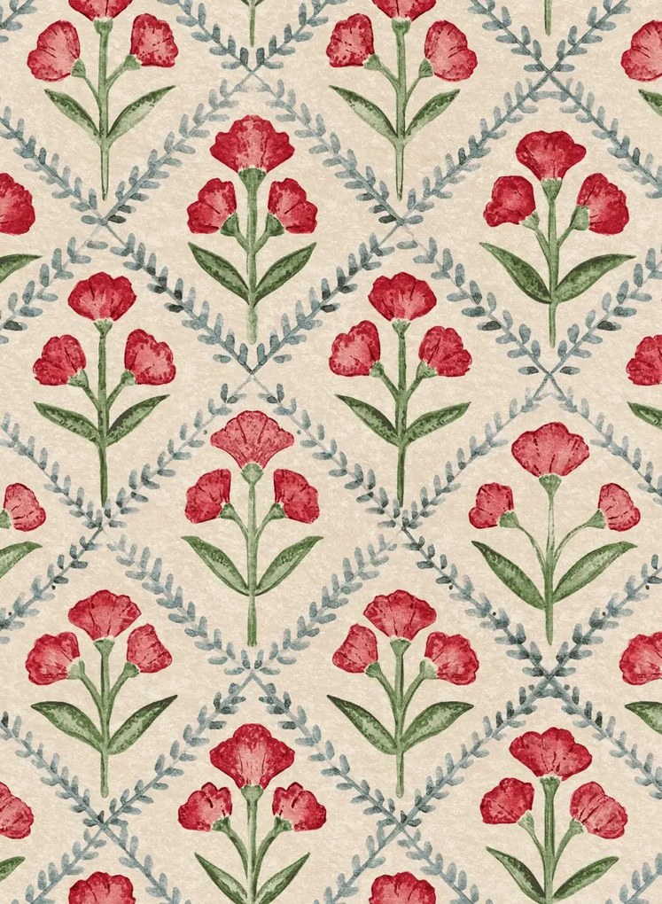 Coordonne Carta da parati Poppy - Red