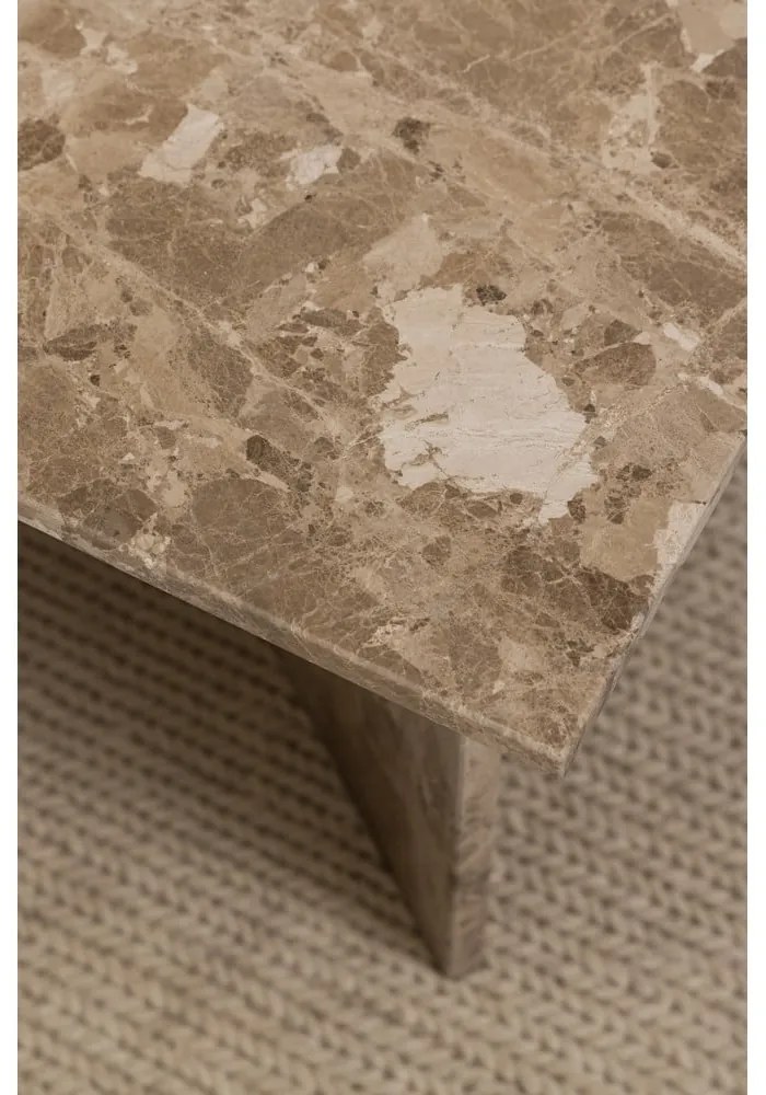 Tavolino in marmo beige 70x140 cm Vega - Actona