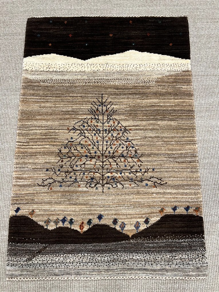 Loribaft Tappeto persiano 80x120 Beige (Iran) Annodato A Mano