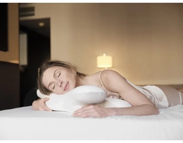 CONNECT IT CFH-6030-WH - Cuscino anatomico Virgo bianco/grigio