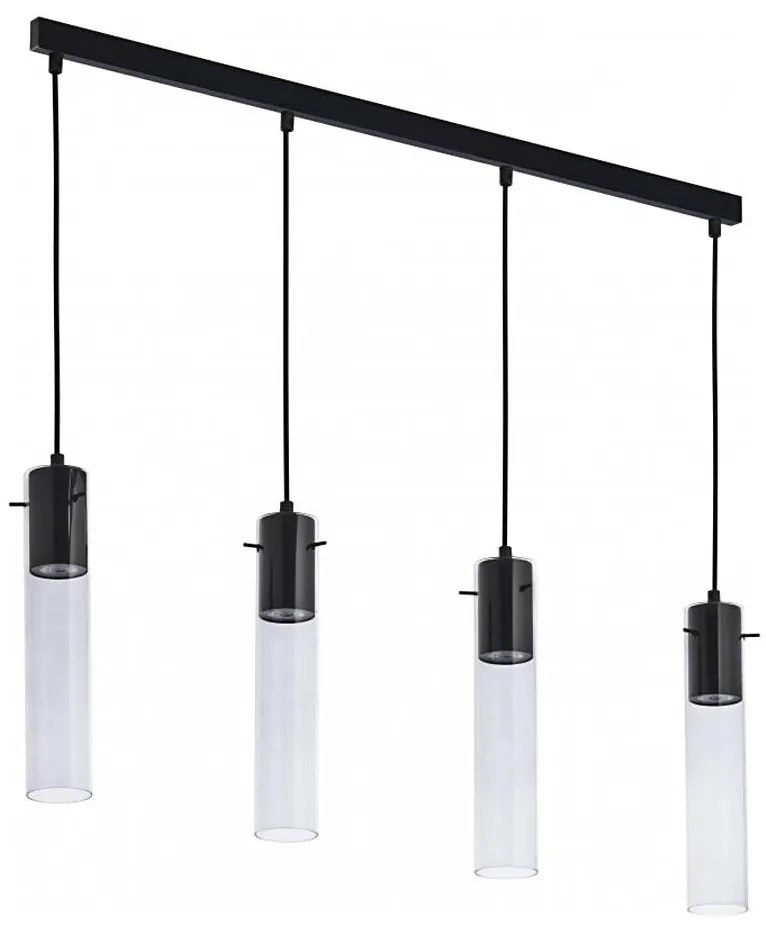Lampadario su filo LOOK GRAPHITE 4xGU10/10W/230V