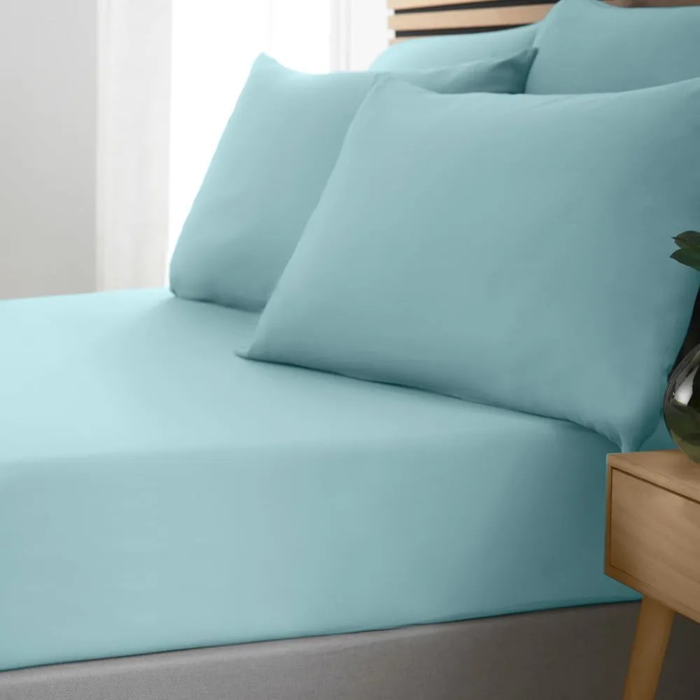 Lenzuolo elastico blu 150x200 cm So Soft Easy Iron - Catherine Lansfield