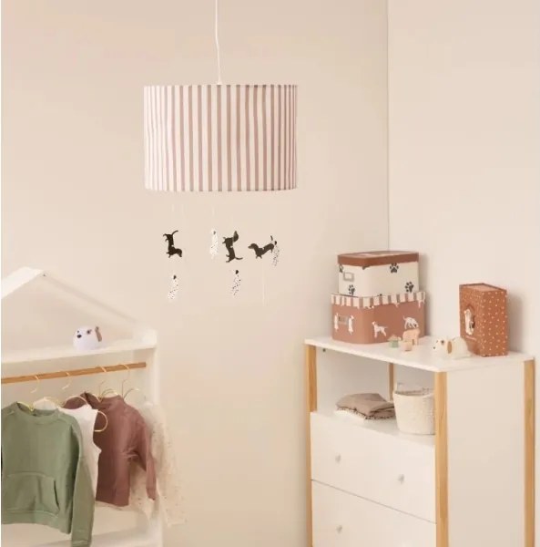 Atmosphera - Lampadario a sospensione per bambini SCOTT su cavo 1xE27/40W/230V a tema cani