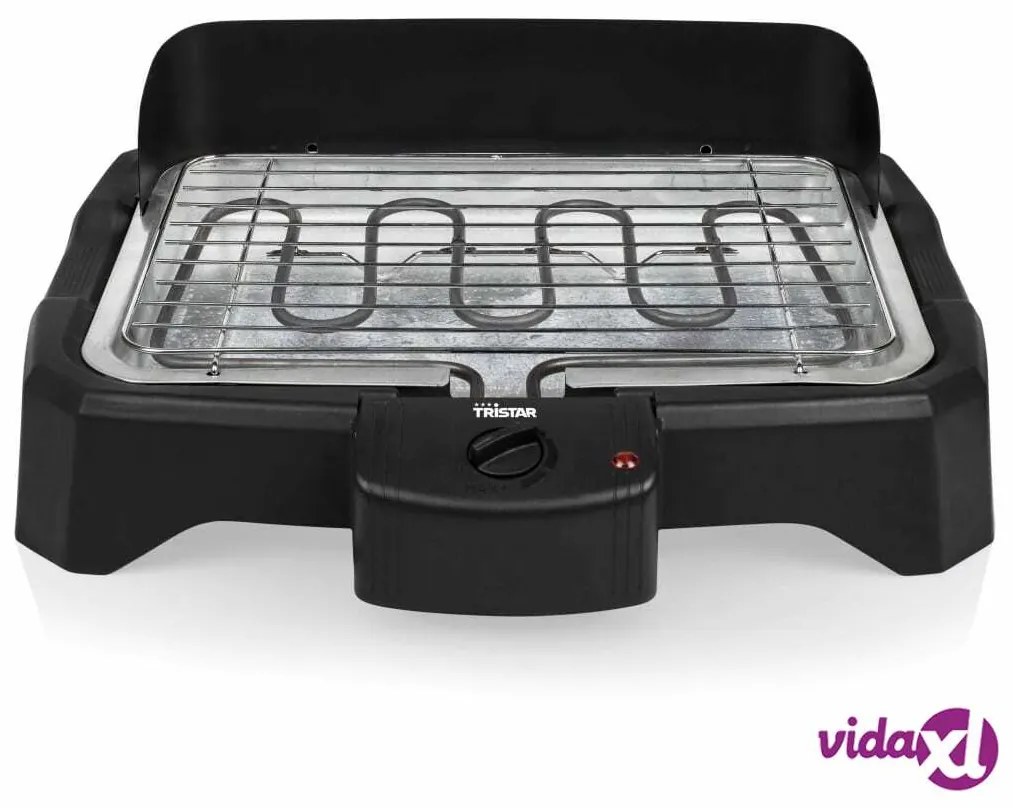 Tristar Barbecue da Tavolo Elettrico 2000 W 34,5x23 cm Nero