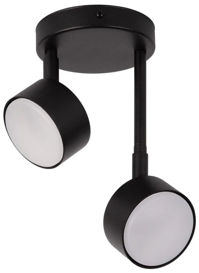 Lampadario a sospensione con supporto rigido NEMO 2xGX53/12W/230V nero