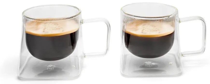 Tazze in set con parete doppia in vetro 2 pz 220 ml Otto – Leopold Vienna