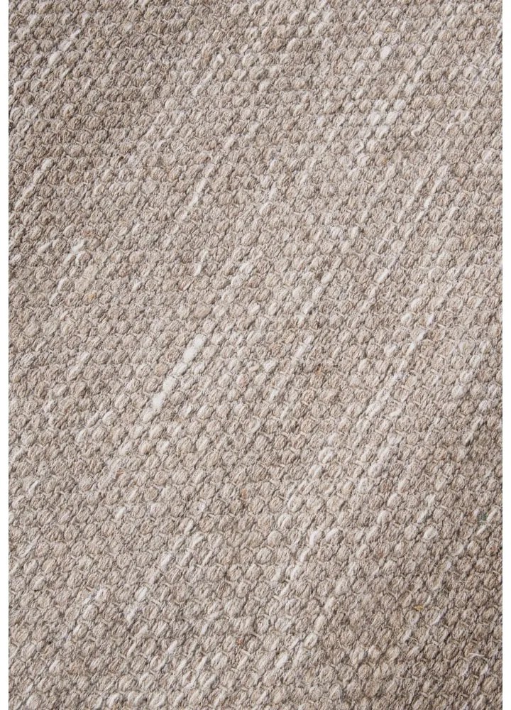 Tappeto beige tessuto a mano in lana 160x230 cm Pradesh Linen White - Elle Decoration