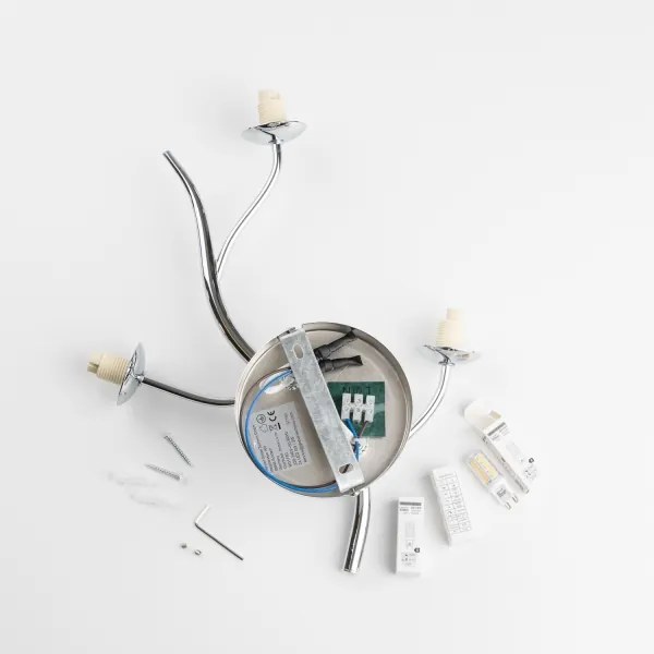 Brilagi - Applique a LED MISTEL 3xG9/3W/230V cromo lucido/fumé