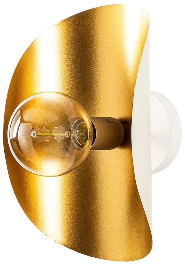 Lampada da parete bianca/dorata Sivani – Opviq lights
