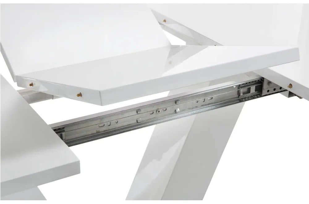 Tavolo da pranzo pieghevole bianco , 140 x 90 cm Aaron - Støraa