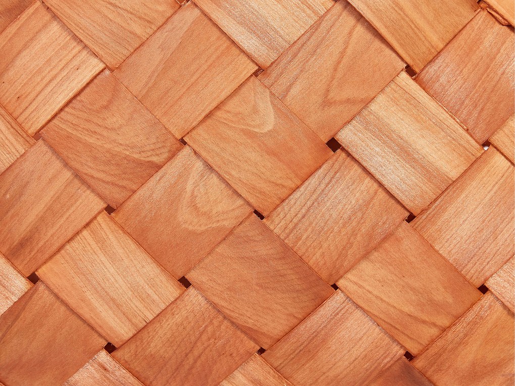 Cesta legno naturale 42 cm QARA Beliani