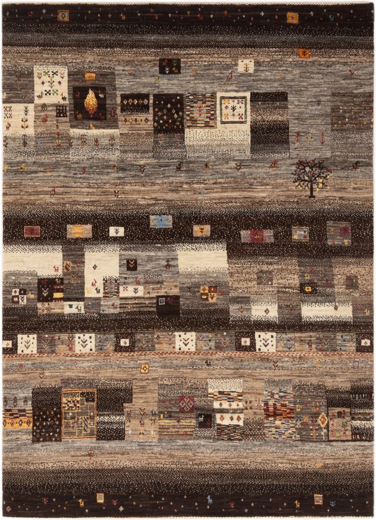 Loribaft Tappeto persiano 150x210 Marrone (Iran) Annodato A Mano