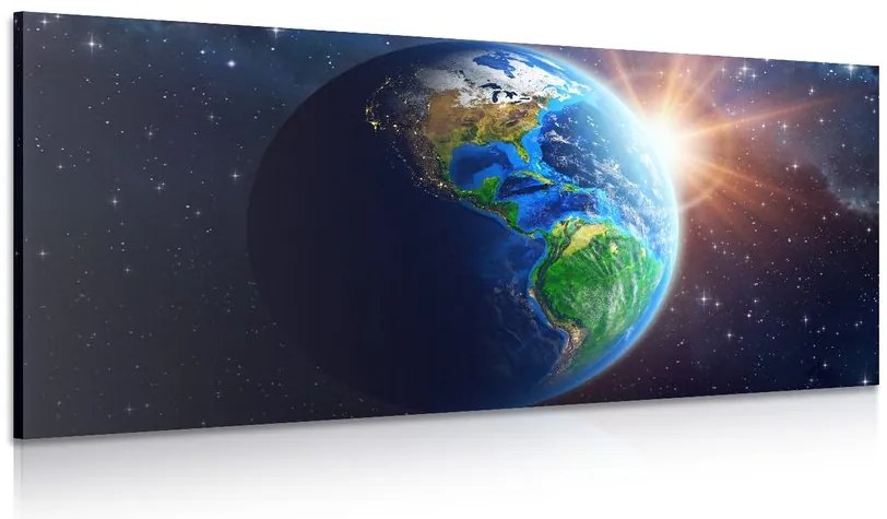 Stampa su tela – Pianeta Terra blu