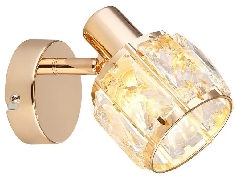 Faretto da parete DUBAI 1xE14/40W/230V Oro rosa