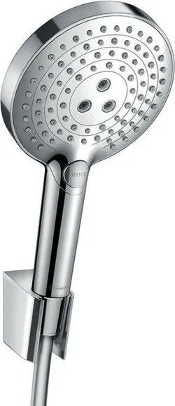 Trio (doccetta, tubo flessibile e supporto) HANSGROHE Raindance Select S in abs cromato H 22 x P 13.1 cm anticalcare 3 getti