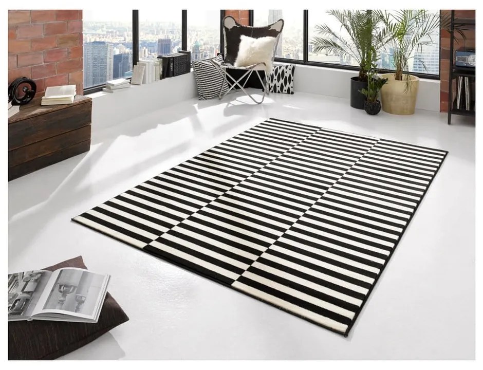 Tappeto nero/color crema 80x150 cm Gloria – Hanse Home