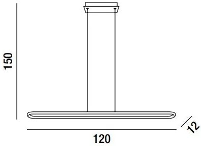 Sospensione in metallo e alluminio verniciato bianco (ULTIMI DISPONIBILI - N°1)