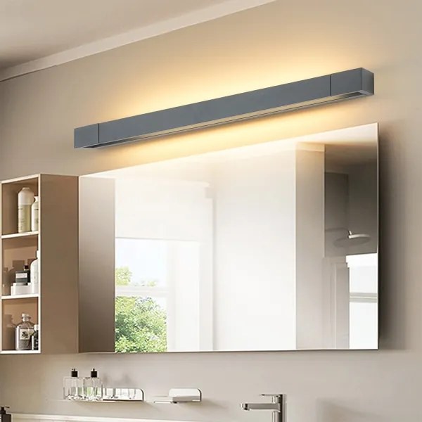 Brilagi - Illuminazione per specchio LED da bagno AQUA LINE LED/18W/230V 60 cm IP44 antracite