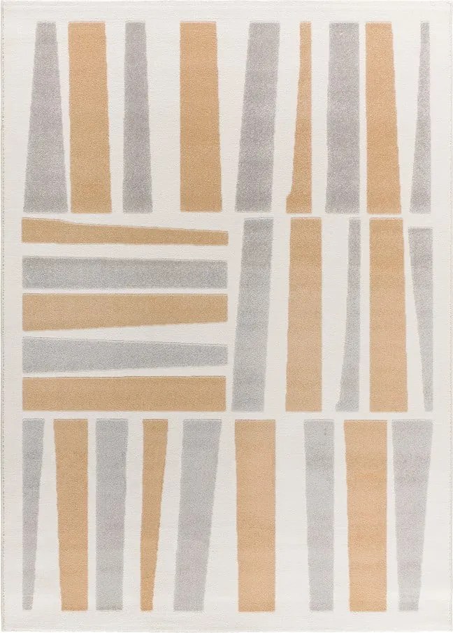 Tappeto grigio chiaro/color crema 80x150 cm Flora – Universal