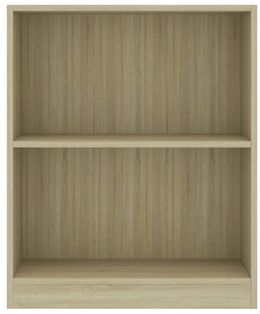 Libreria rovere sonoma 60x24x74,5 cm in legno multistrato