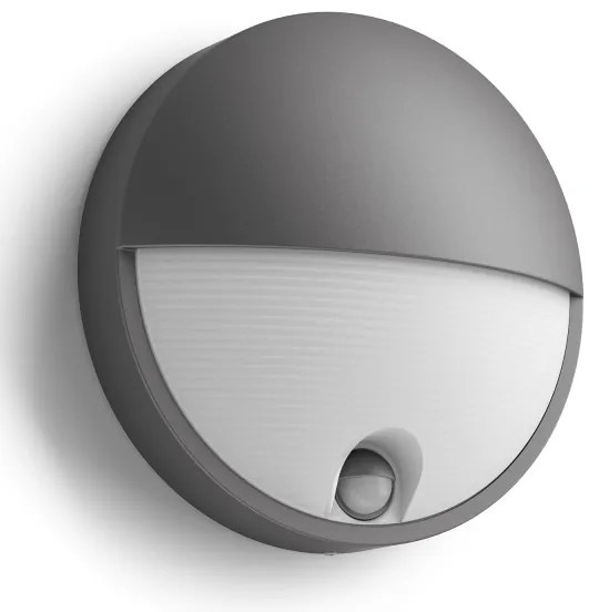 Philips 16456/93/16 - Lampada LED da esterno con sensore CAPRICORN LED/6W IP44