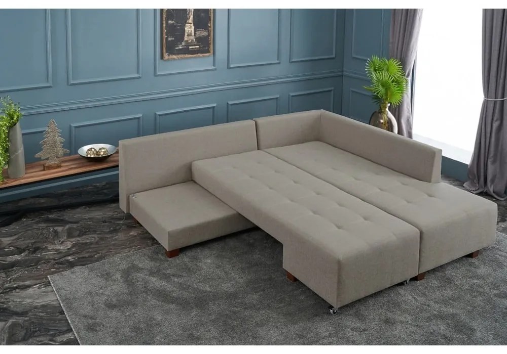 Divano angolare beige (angolo destro) Manama - Balcab Home