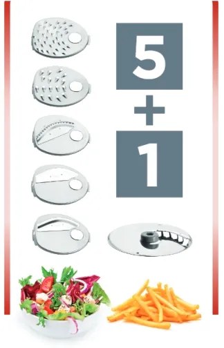 Concept ES1000 - Grattugia elettrica 200W/230V bianco/grigio