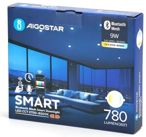 Aigostar - Lampada da incasso LED dimmerabile MESH LED/9W/230V