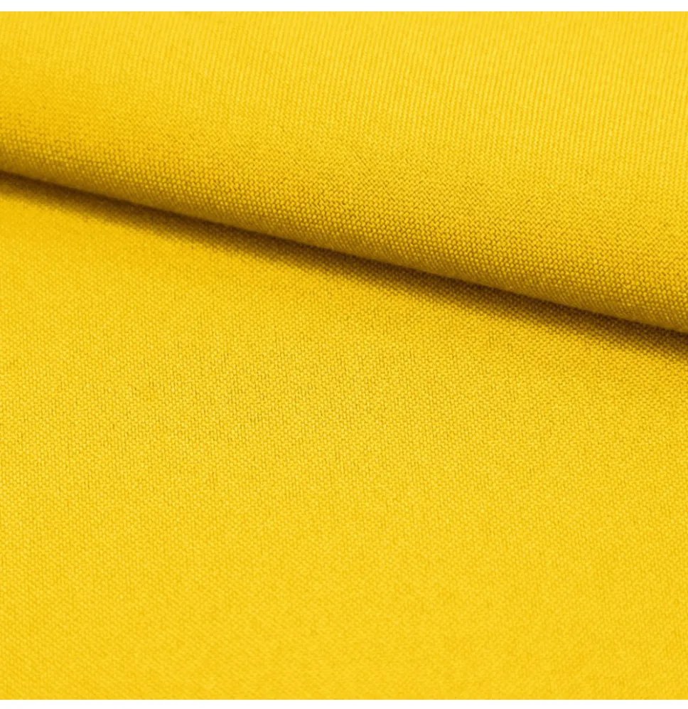 Tenda con nastro e zirconi 140x160 cm giallo