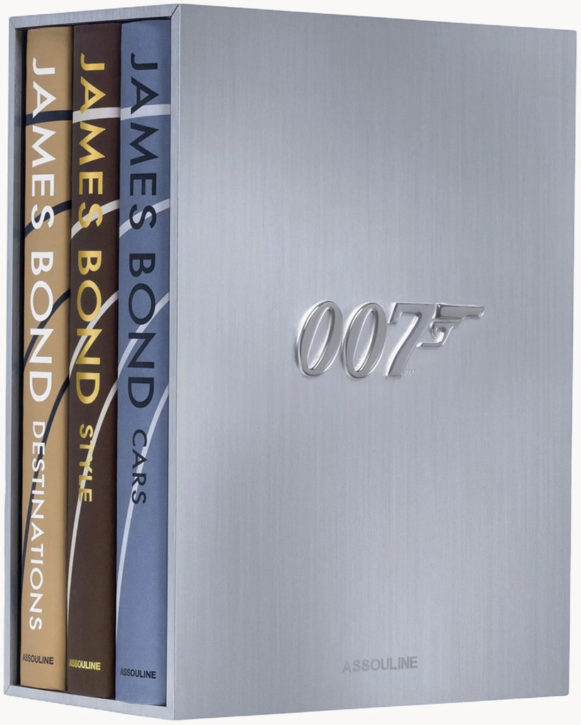 Set di 3 libri illustrati con custodia James Bond Trilogy