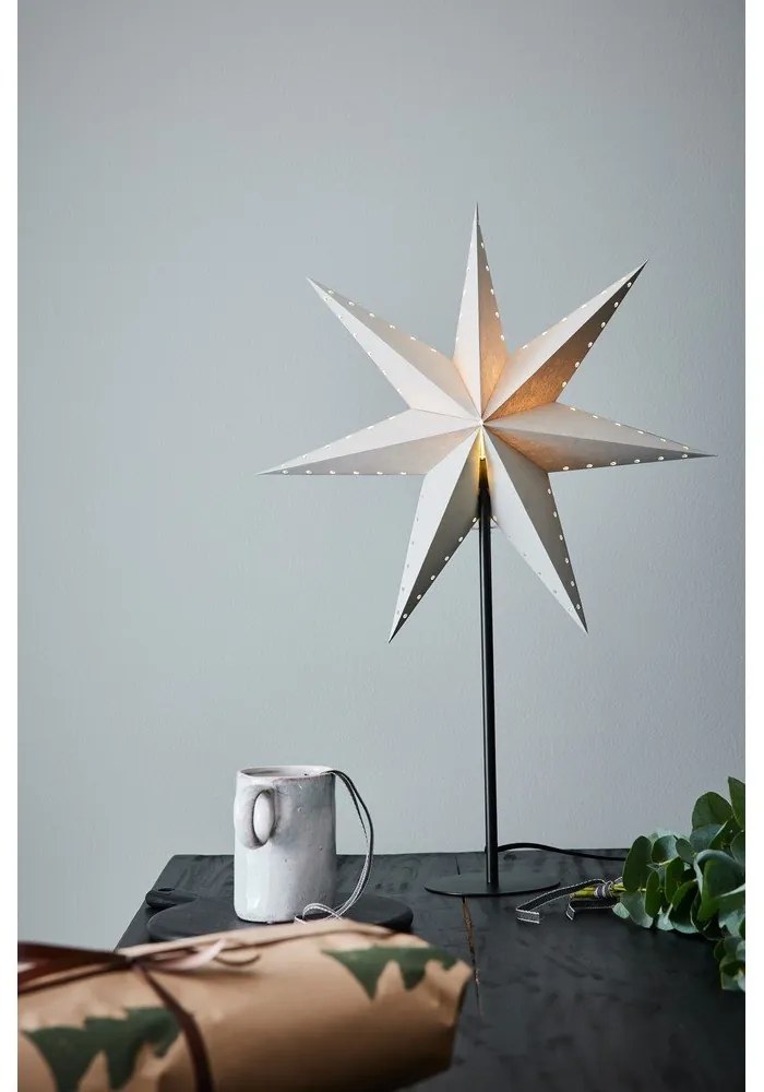 Decorazione luminosa natalizia in nero e grigio chiaro Lively - Markslöjd