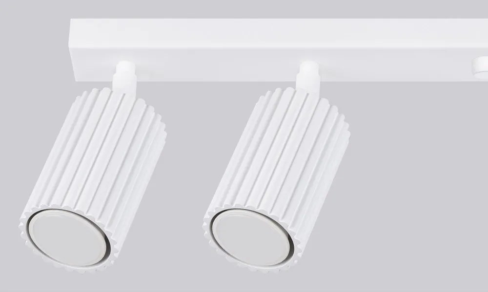 Faretto bianco 6,5x117 cm Gleam – Sollux